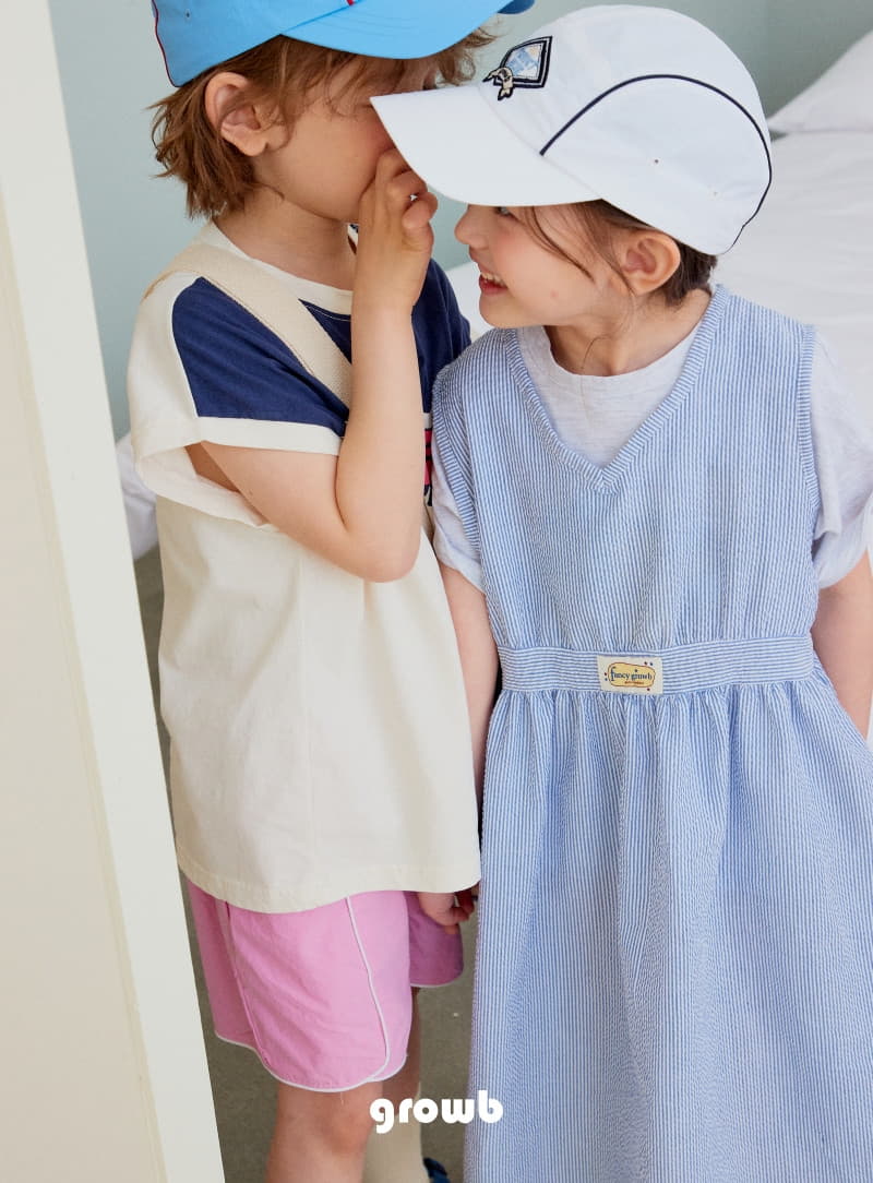 Grow B - Korean Children Fashion - #kidsshorts - Fancy One-piece - 12