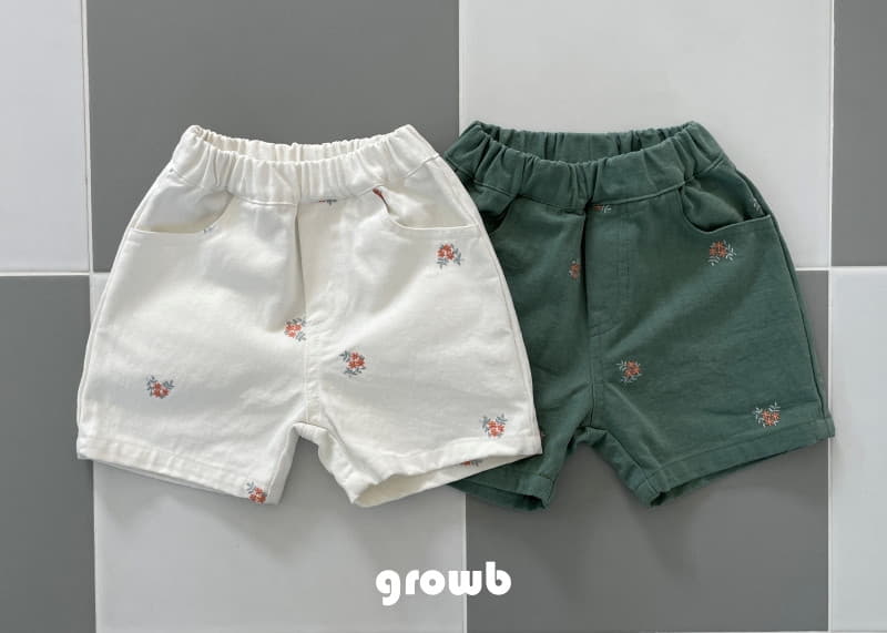 Grow B - Korean Children Fashion - #kidsstore - Field Flower Pants