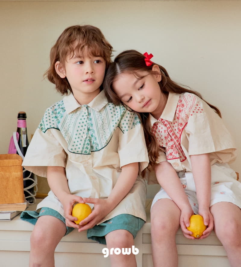 Grow B - Korean Children Fashion - #littlefashionista - Croshe Shirt - 10