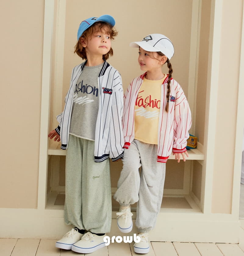 Grow B - Korean Children Fashion - #littlefashionista - Base Ball Jumper - 4