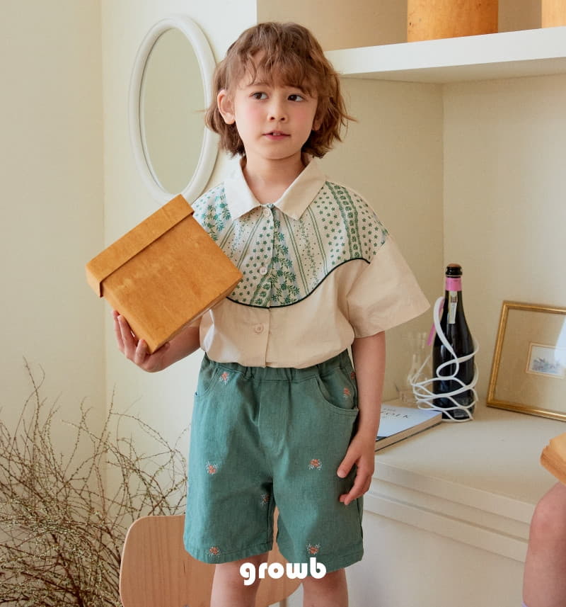 Grow B - Korean Children Fashion - #magicofchildhood - Croshe Shirt - 11