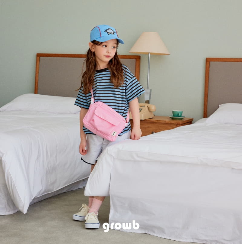 Grow B - Korean Children Fashion - #minifashionista - Indigo Tee - 2