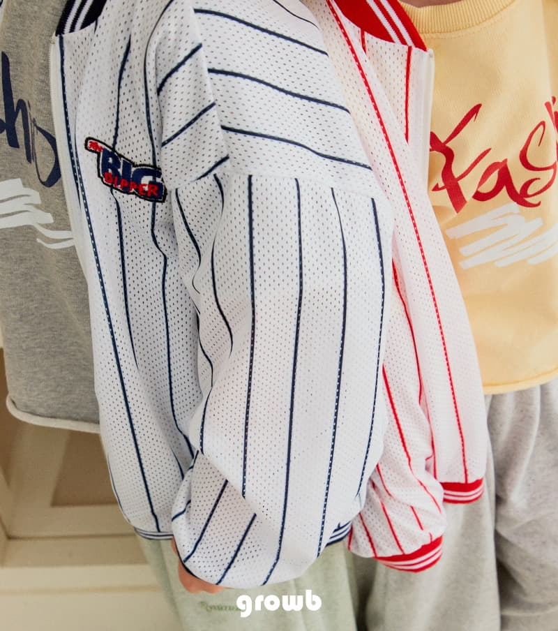 Grow B - Korean Children Fashion - #stylishchildhood - Base Ball Jumper - 9