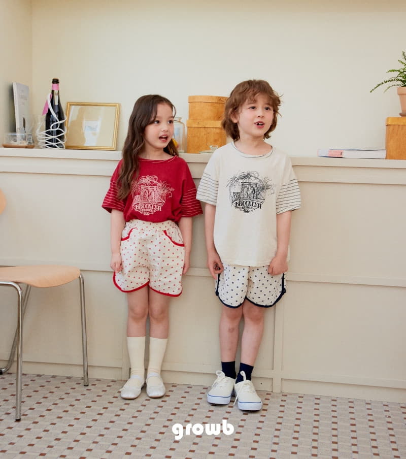 Grow B - Korean Children Fashion - #stylishchildhood - Brooklyn Tee - 2