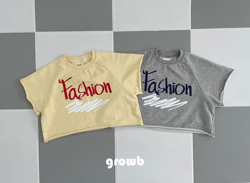 Grow B - Korean Children Fashion - #stylishchildhood - Fashin Raglan Tee