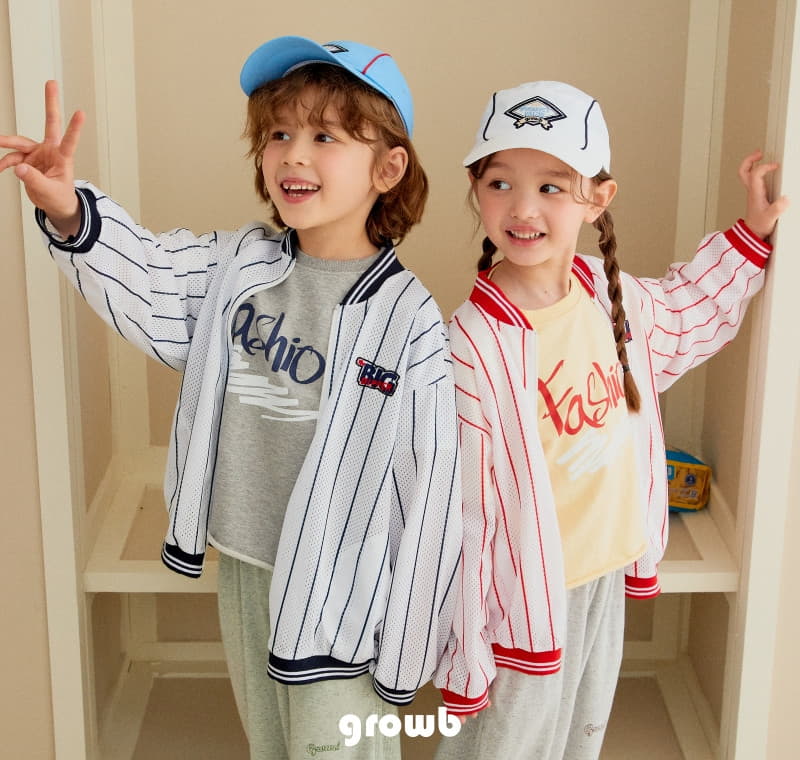 Grow B - Korean Children Fashion - #todddlerfashion - Base Ball Jumper - 7