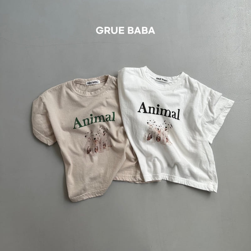 Grue Baba - Korean Children Fashion - #fashionkids - Animal Tee - 8