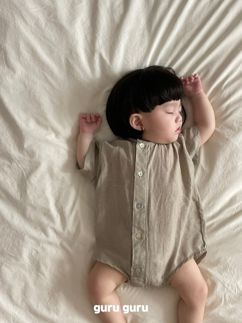 Guru Guru - Korean Baby Fashion - #babyfever - Mosquito Bodysuit - 4