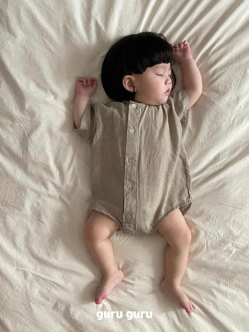 Guru Guru - Korean Baby Fashion - #babyoutfit - Mosquito Bodysuit - 8