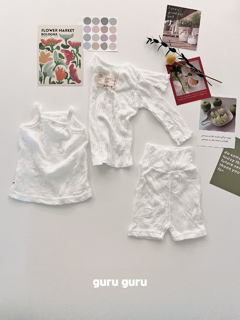 Guru Guru - Korean Baby Fashion - #onlinebabyshop - Anna Sleeveless Cardigan Shorts Set - 8