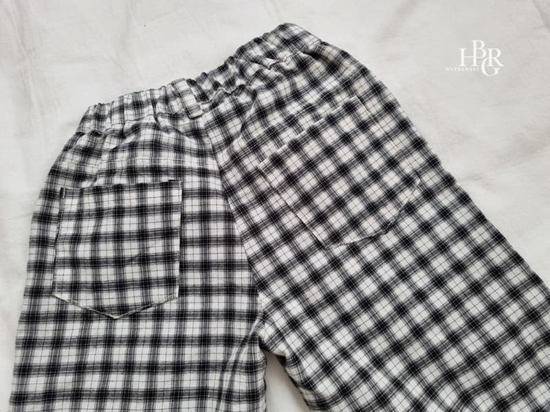 Haebaragi - Korean Children Fashion - #childofig - Linen Check Pants - 3