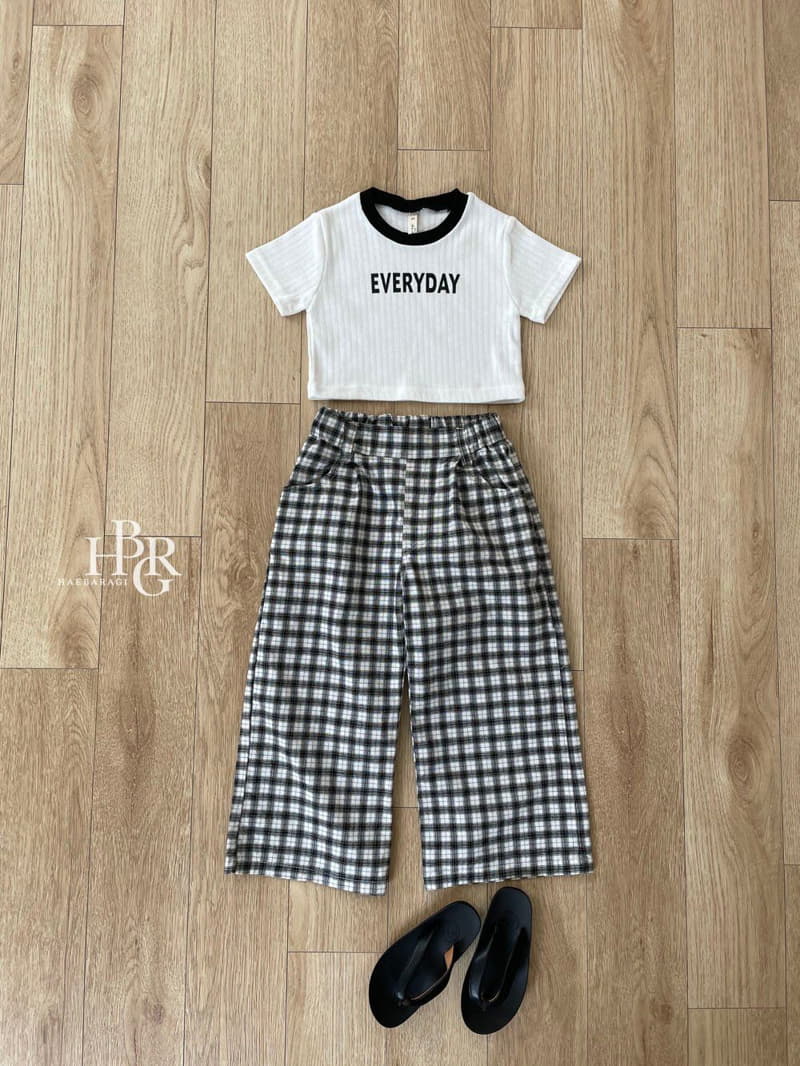 Haebaragi - Korean Children Fashion - #childofig - Linen Check Pants - 4