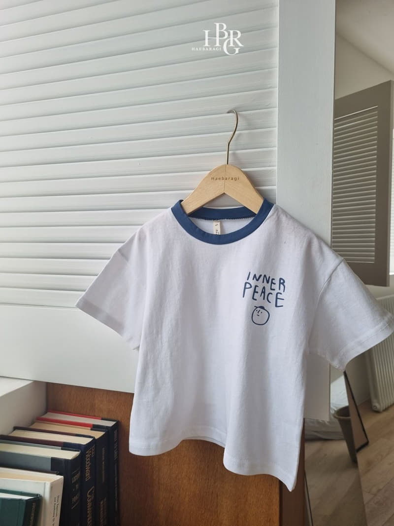 Haebaragi - Korean Children Fashion - #littlefashionista - Peace Color Tee - 8