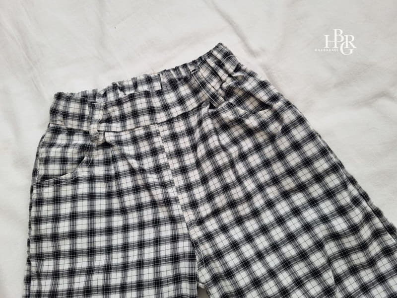 Haebaragi - Korean Children Fashion - #stylishchildhood - Linen Check Pants - 2