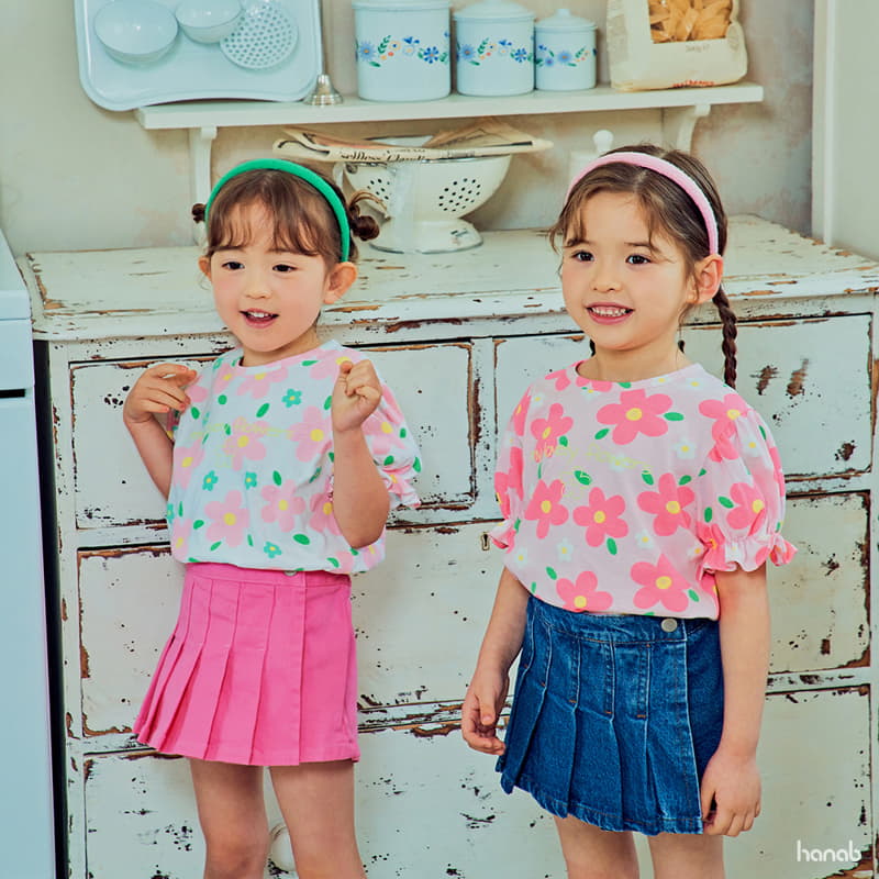 Hanab - Korean Children Fashion - #childofig - Flower Shirring Tee - 7