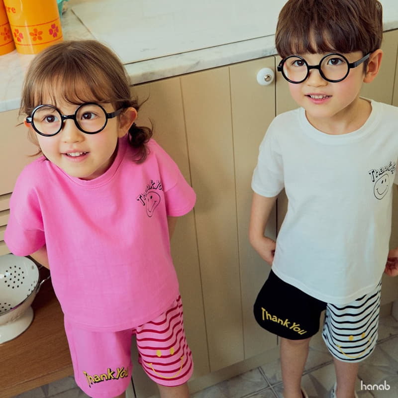 Hanab - Korean Children Fashion - #magicofchildhood - Jjak Stripes Top Bottom Set - 7