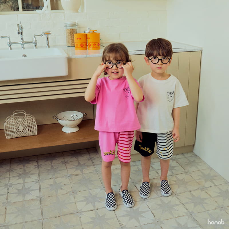 Hanab - Korean Children Fashion - #todddlerfashion - Jjack Stripes Top Bottom Set - 9