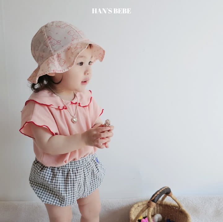 Han's - Korean Baby Fashion - #babyfashion - Bebe HB Check Bloomer - 6