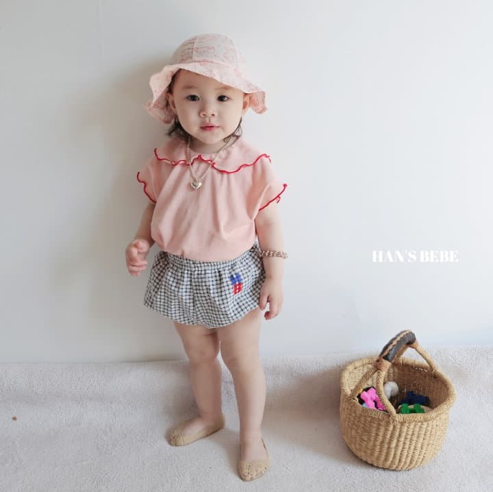 Han's - Korean Baby Fashion - #babyfever - Bebe HB Check Bloomer - 7