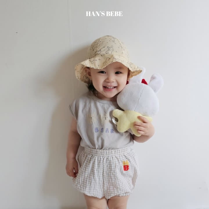 Han's - Korean Baby Fashion - #babygirlfashion - Bebe HB Check Bloomer - 8