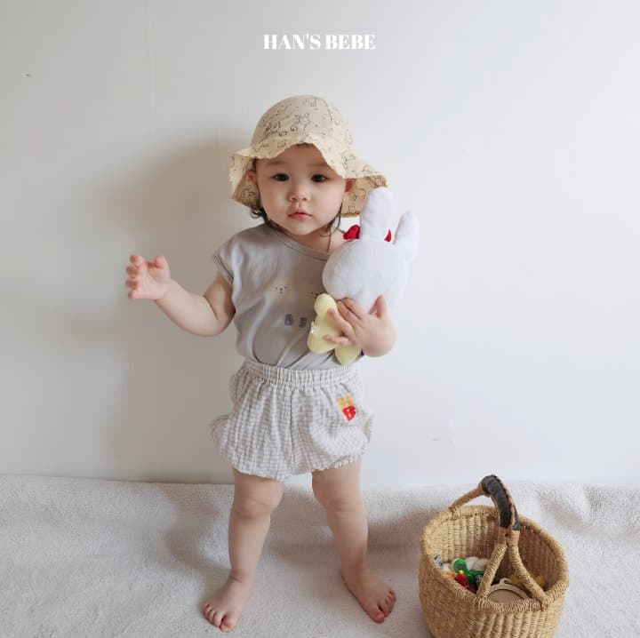 Han's - Korean Baby Fashion - #babylifestyle - Bebe HB Check Bloomer - 9