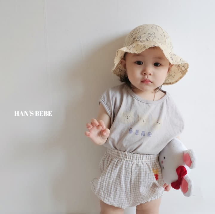 Han's - Korean Baby Fashion - #babyoninstagram - Bebe HB Check Bloomer - 10