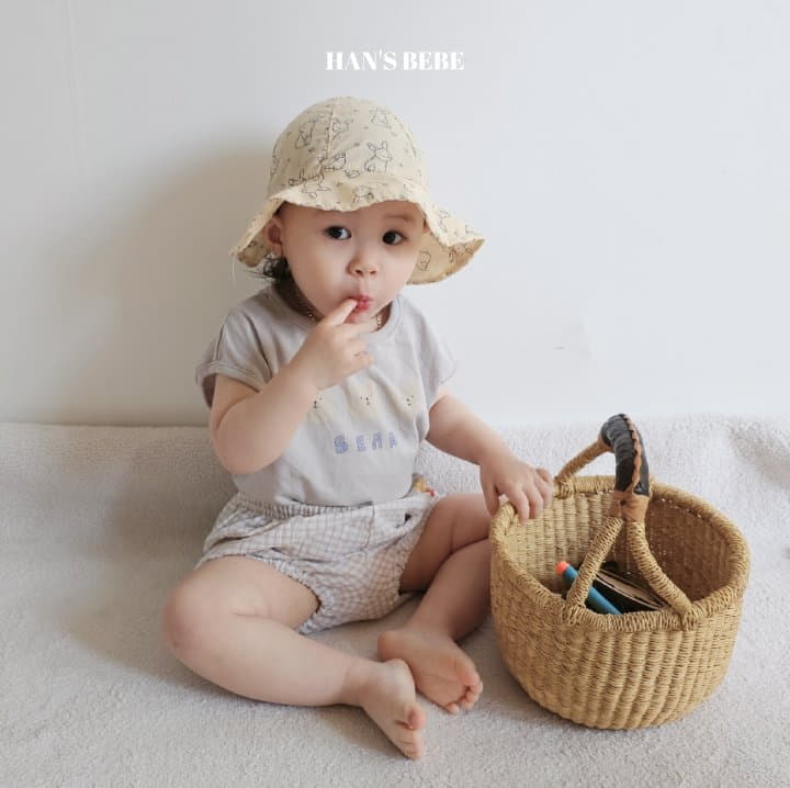 Han's - Korean Baby Fashion - #babyoutfit - Bebe HB Check Bloomer - 12