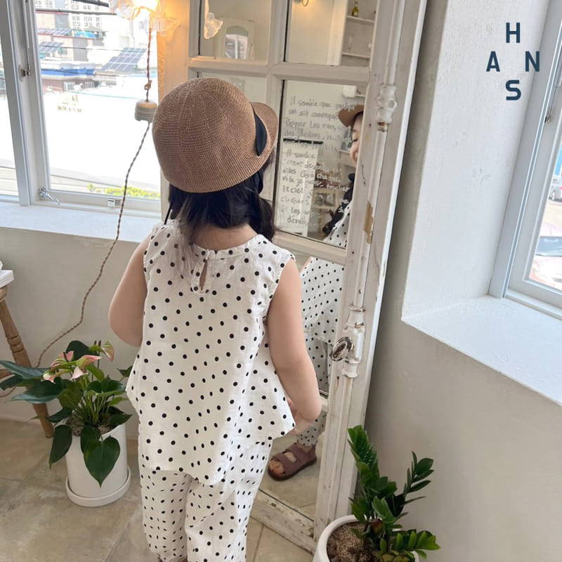 Han's - Korean Children Fashion - #childrensboutique - Dot Sleeveless - 8