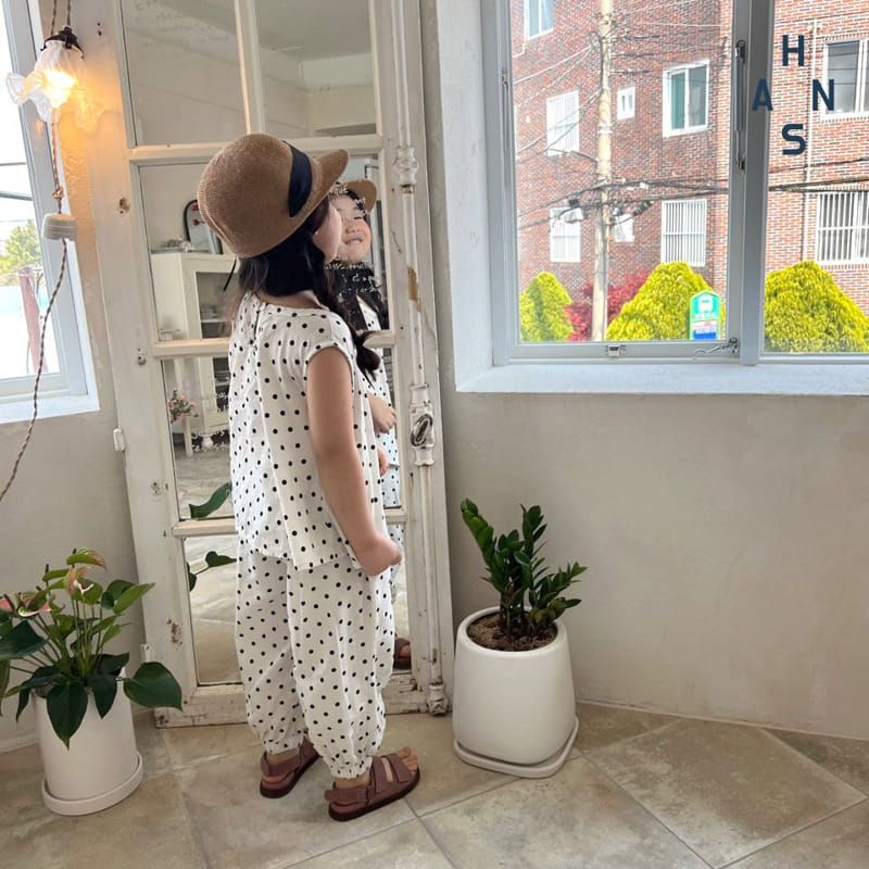 Han's - Korean Children Fashion - #designkidswear - Dot Sleeveless - 9