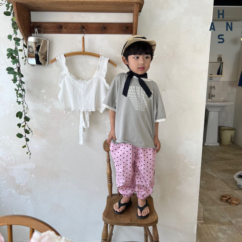 Han's - Korean Children Fashion - #fashionkids - Letter Tee - 3