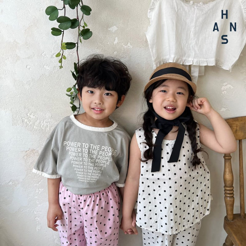 Han's - Korean Children Fashion - #kidsstore - Letter Tee - 5