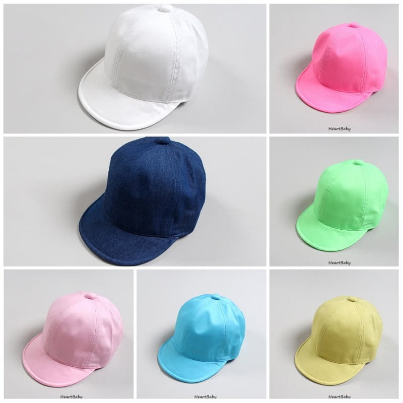 Heart Baby - Korean Children Fashion - #childofig - Heart Color Cap - 6