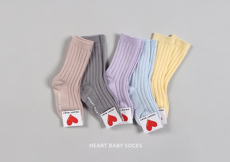 Heart Baby - Korean Children Fashion - #childofig - Pastel Socks - 12