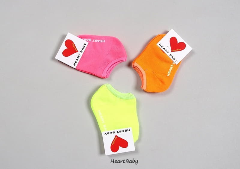 Heart Baby - Korean Children Fashion - #childrensboutique - Neon Socks - 3