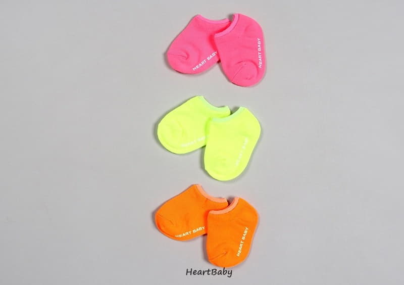 Heart Baby - Korean Children Fashion - #childrensboutique - Neon Socks - 4