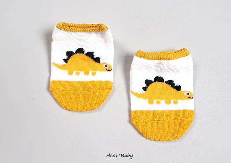 Heart Baby - Korean Children Fashion - #fashionkids - Dino Socks - 8