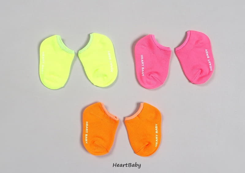 Heart Baby - Korean Children Fashion - #fashionkids - Neon Socks - 6