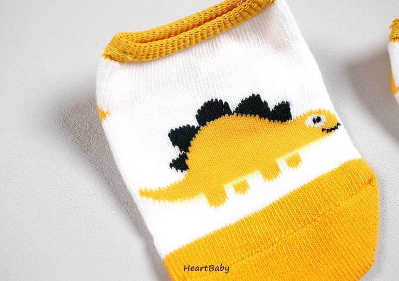 Heart Baby - Korean Children Fashion - #kidsshorts - Dino Socks - 9