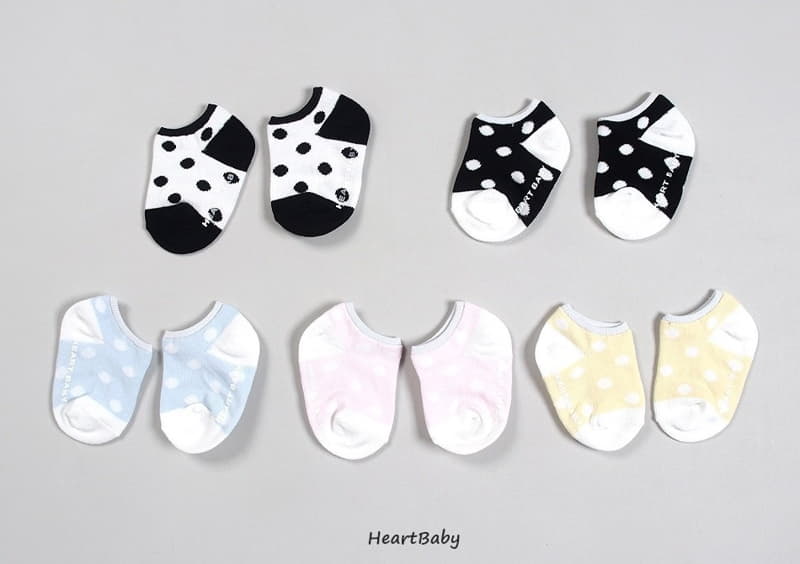 Heart Baby - Korean Children Fashion - #kidsshorts - Dot Socks - 8