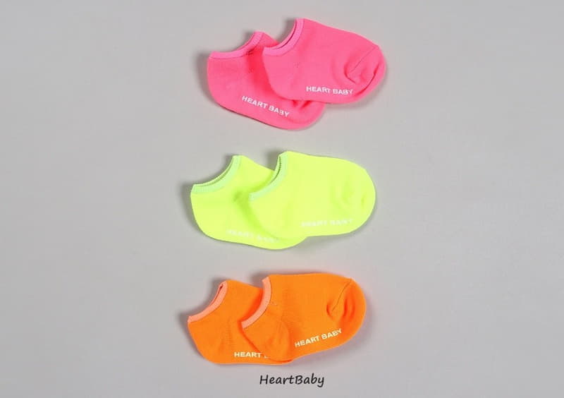 Heart Baby - Korean Children Fashion - #kidsshorts - Neon Socks - 7