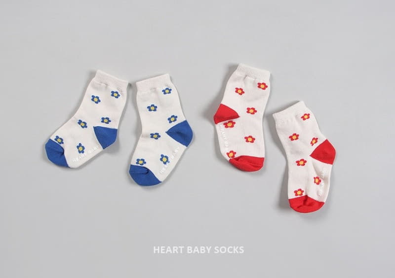 Heart Baby - Korean Children Fashion - #kidsshorts - Daisy Socks - 6