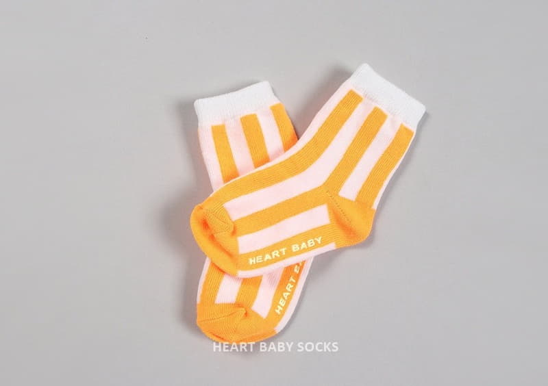 Heart Baby - Korean Children Fashion - #kidsshorts - Neon Stripes Socks - 3