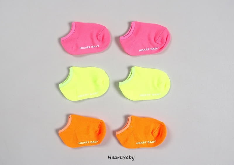 Heart Baby - Korean Children Fashion - #kidsstore - Neon Socks - 8