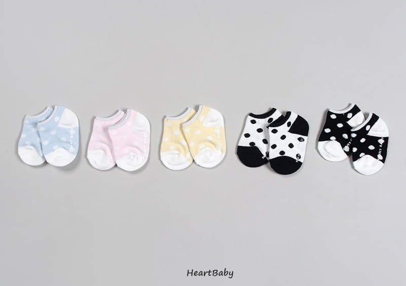 Heart Baby - Korean Children Fashion - #kidzfashiontrend - Dot Socks - 10