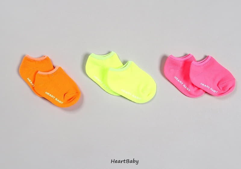 Heart Baby - Korean Children Fashion - #kidzfashiontrend - Neon Socks - 9