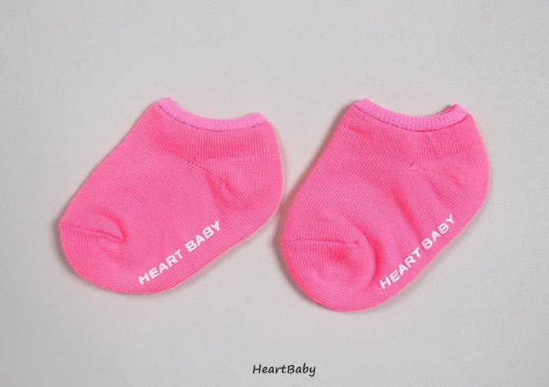 Heart Baby - Korean Children Fashion - #littlefashionista - Neon Socks - 11