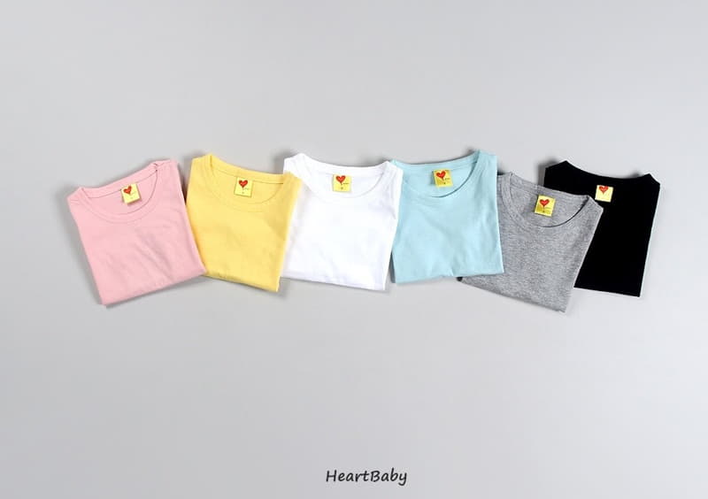 Heart Baby - Korean Children Fashion - #magicofchildhood - Heart Tee - 10