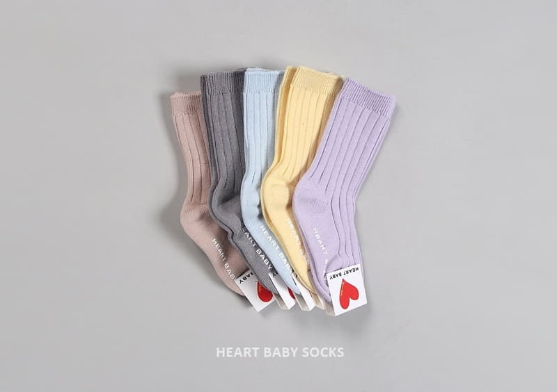 Heart Baby - Korean Children Fashion - #minifashionista - Pastel Socks - 10