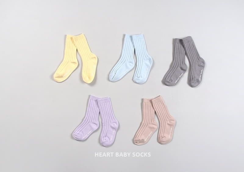 Heart Baby - Korean Children Fashion - #prettylittlegirls - Pastel Socks - 11