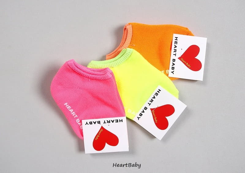 Heart Baby - Korean Children Fashion - #stylishchildhood - Neon Socks